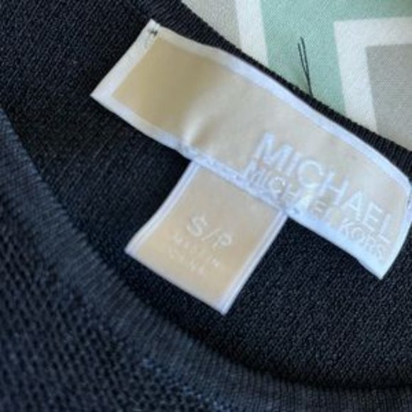 Michael Kors, cold should black stretch dress, size small (0194) - Picture 3 of 4